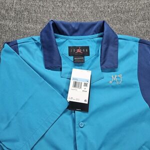 Nike Air Jordan Flight Club Loose Fit Button-Up Shirt DZ3340-427 Women's Size M